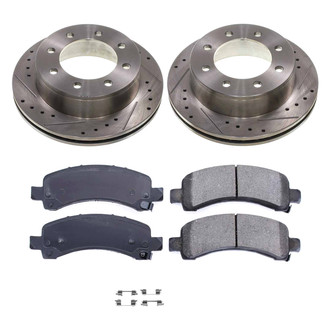 Callahan Brake Parts® - Drilled and Slotted Rear Brake Kit