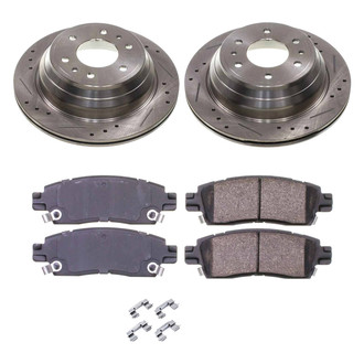 Callahan Brake Parts® - Drilled and Slotted Rear Brake Kit