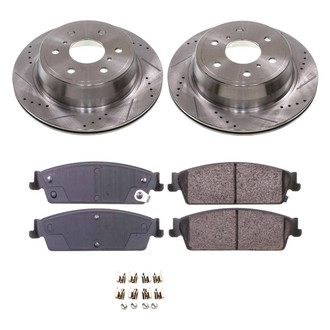 Callahan Brake Parts® - Drilled and Slotted Rear Brake Kit