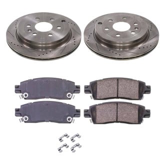 Callahan Brake Parts® - Drilled and Slotted Rear Brake Kit