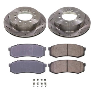 Callahan Brake Parts® - Drilled and Slotted Rear Brake Kit