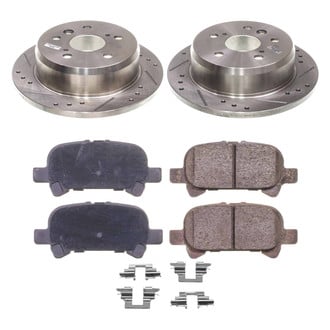Callahan Brake Parts® - Drilled and Slotted Rear Brake Kit