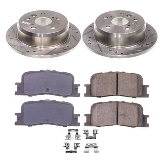 Callahan Brake Parts® - Drilled and Slotted Rear Brake Kit