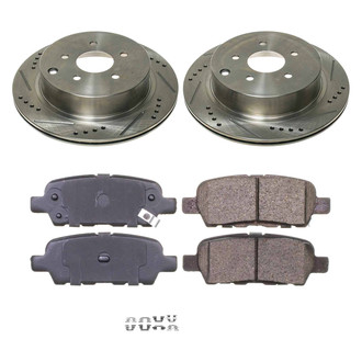 Callahan Brake Parts® - Drilled and Slotted Rear Brake Kit