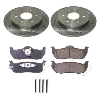 Callahan Brake Parts® - Drilled and Slotted Rear Brake Kit
