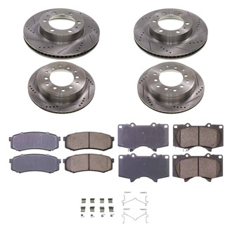 Callahan Brake Parts® - Drilled & Slotted Brake Kit