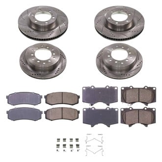 Callahan Brake Parts® - Drilled & Slotted Brake Kit