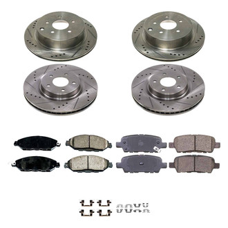 Callahan Brake Parts® - Drilled & Slotted Brake Kit