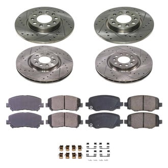 Callahan Brake Parts® - Drilled & Slotted Brake Kit
