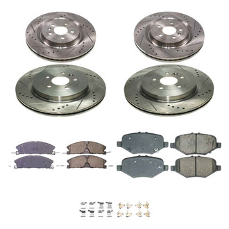 Callahan Brake Parts® - Drilled & Slotted Brake Kit
