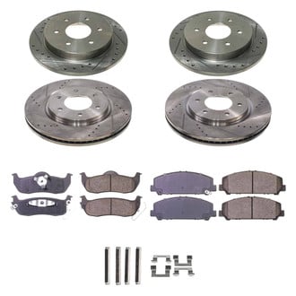 Callahan Brake Parts® - Drilled and Slotted Brake Kit