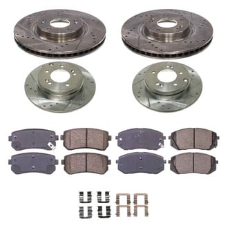 Callahan Brake Parts® - Drilled and Slotted Brake Kit