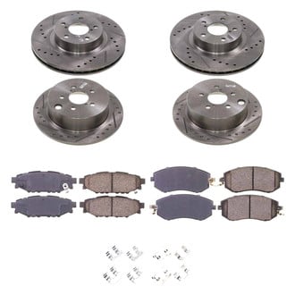 Callahan Brake Parts® - Drilled and Slotted Brake Kit
