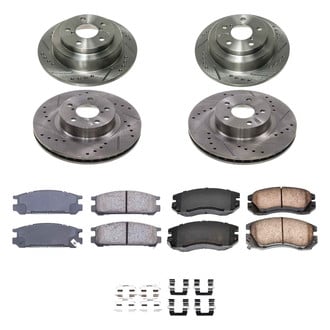 Callahan Brake Parts® - Drilled and Slotted Brake Kit