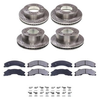 Callahan Brake Parts® - Drilled and Slotted Front and Rear Brake Kit