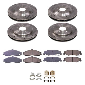 Callahan Brake Parts® - Drilled and Slotted Brake Kit