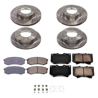Callahan Brake Parts® - Drilled and Slotted Brake Kit