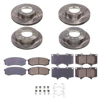 Callahan Brake Parts® - Drilled and Slotted Brake Kit