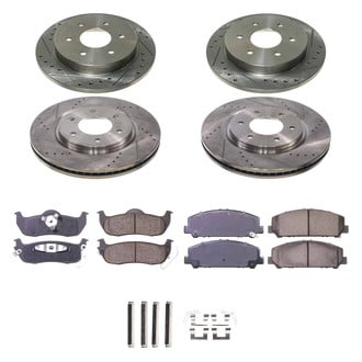Callahan Brake Parts® - Drilled and Slotted Brake Kit