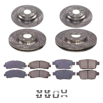 Callahan Brake Parts® - Drilled & Slotted Brake Kit