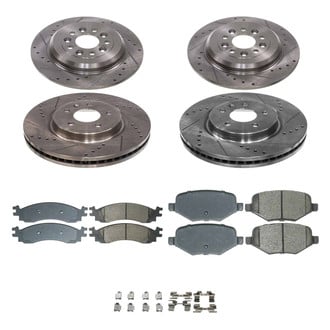 Callahan Brake Parts® - Drilled and Slotted Brake Kit