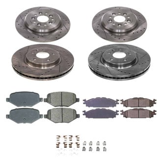 Callahan Brake Parts® - Drilled and Slotted Brake Kit