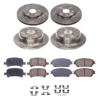 Callahan Brake Parts® - Drilled & Slotted Brake Kit