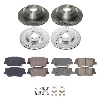 Callahan Brake Parts® - Drilled and Slotted Brake Kit