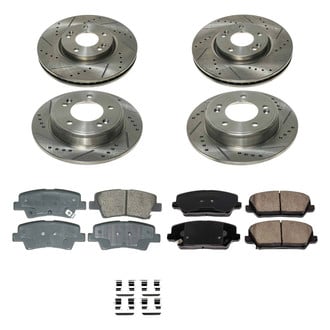 Callahan Brake Parts® - Drilled and Slotted Brake Kit