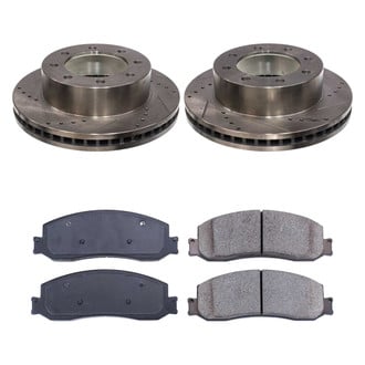 Callahan Brake Parts® - Drilled and Slotted Front Brake Kit