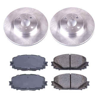 Callahan Brake Parts® - Plain Front Brake Kit