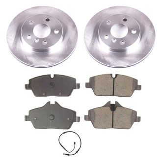Callahan Brake Parts® - Plain Front Brake Kit