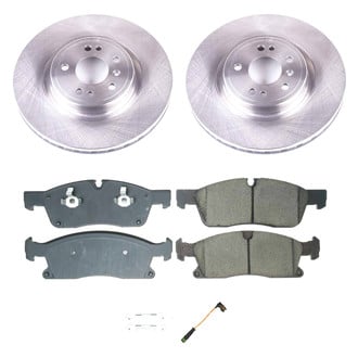 Callahan Brake Parts® - Plain Front Brake Kit