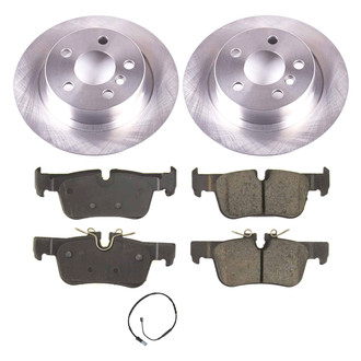 Callahan Brake Parts® - Plain Rear Brake Kit
