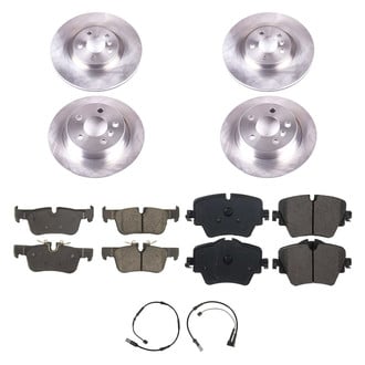 Callahan Brake Parts® - Plain Front and Rear Brake Kit