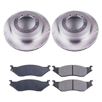 Callahan Brake Parts® - Plain Rear Brake Kit