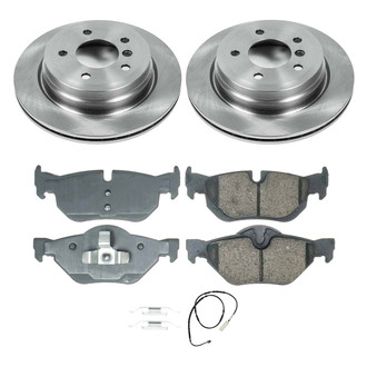 Callahan Brake Parts® - Plain Rear Brake Kit