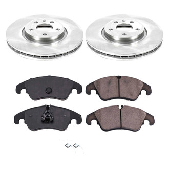 Callahan Brake Parts® - Plain Front Brake Kit