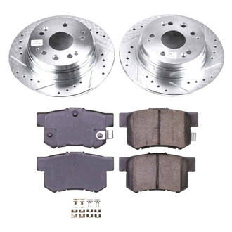 Callahan Brake Parts® - Drilled and Slotted Rear Brake Kit