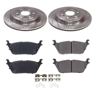 Callahan Brake Parts® - Drilled and Slotted Rear Brake Kit