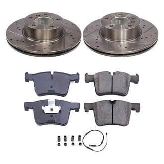Callahan Brake Parts® - Drilled and Slotted Front Brake Kit