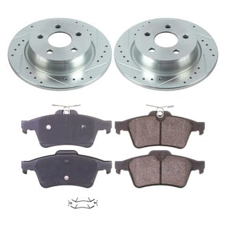 Callahan Brake Parts® - Drilled and Slotted Rear Brake Kit