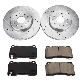 Callahan Brake Parts® - Drilled and Slotted Front Brake Kit