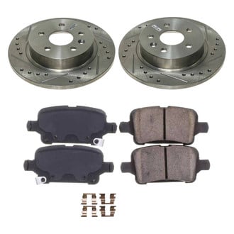 Callahan Brake Parts® - Drilled and Slotted Rear Brake Kit