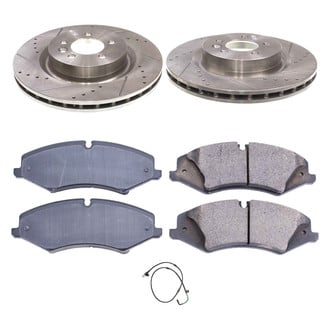 Callahan Brake Parts® - Drilled and Slotted Front Brake Kit