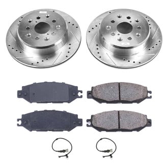 Callahan Brake Parts® - Drilled and Slotted Rear Brake Kit