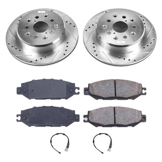 Callahan Brake Parts® - Drilled and Slotted Rear Brake Kit