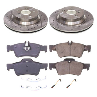 Callahan Brake Parts® - Drilled and Slotted Rear Brake Kit