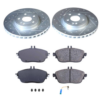 Callahan Brake Parts® - Drilled and Slotted Front Brake Kit