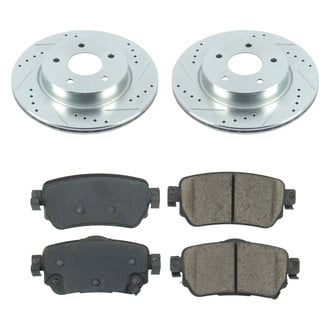 Callahan Brake Parts® - Drilled and Slotted Rear Brake Kit